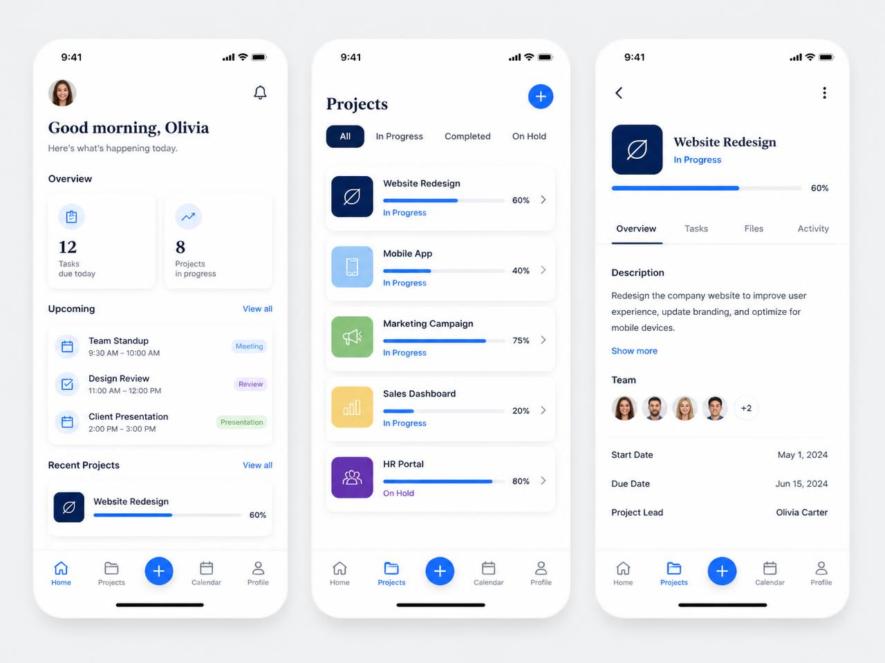 iOS App Development interface example
